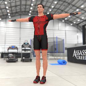 3D Fitness Trainer T-Pose